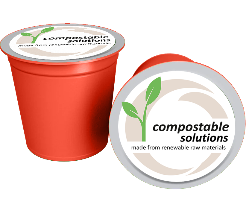 K-Cups Row red